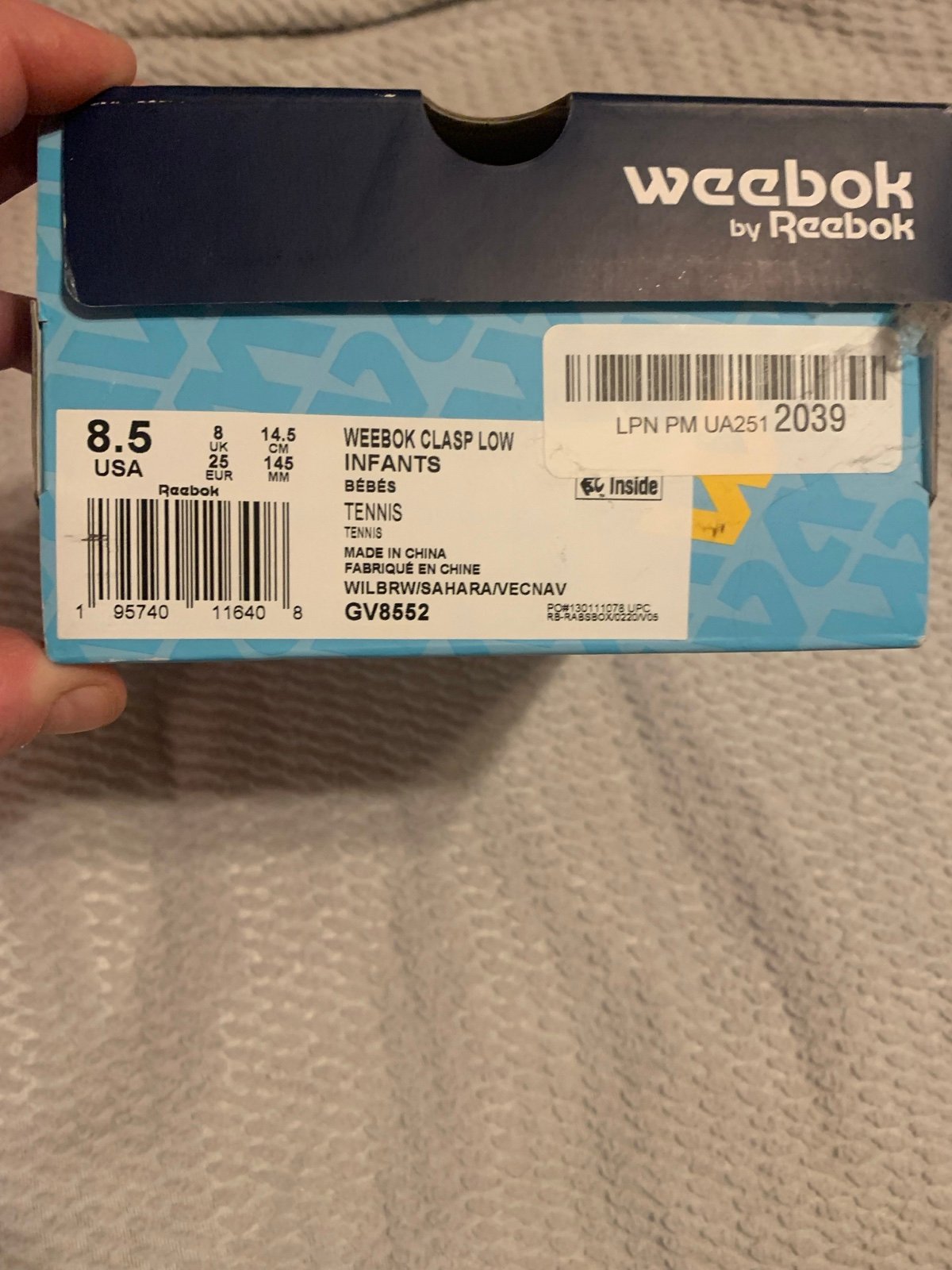 Reebok 8.5