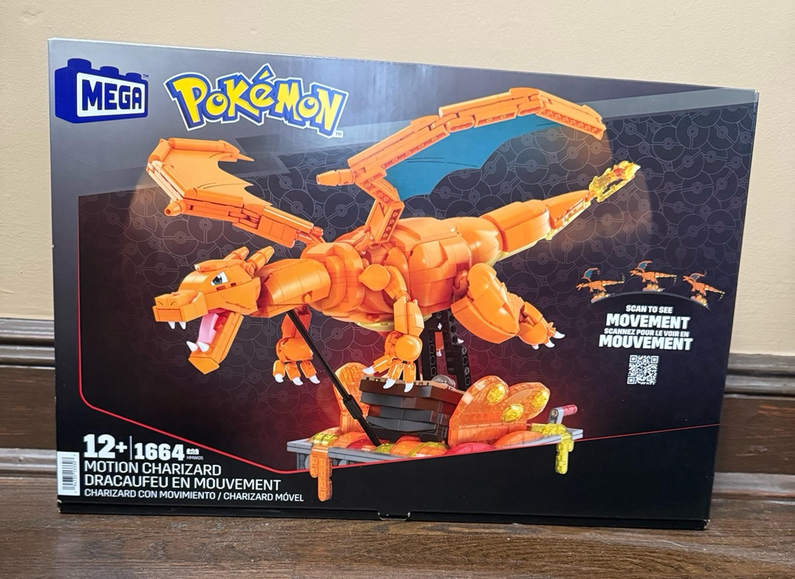 Pokemon Charizard Mega Motion Set