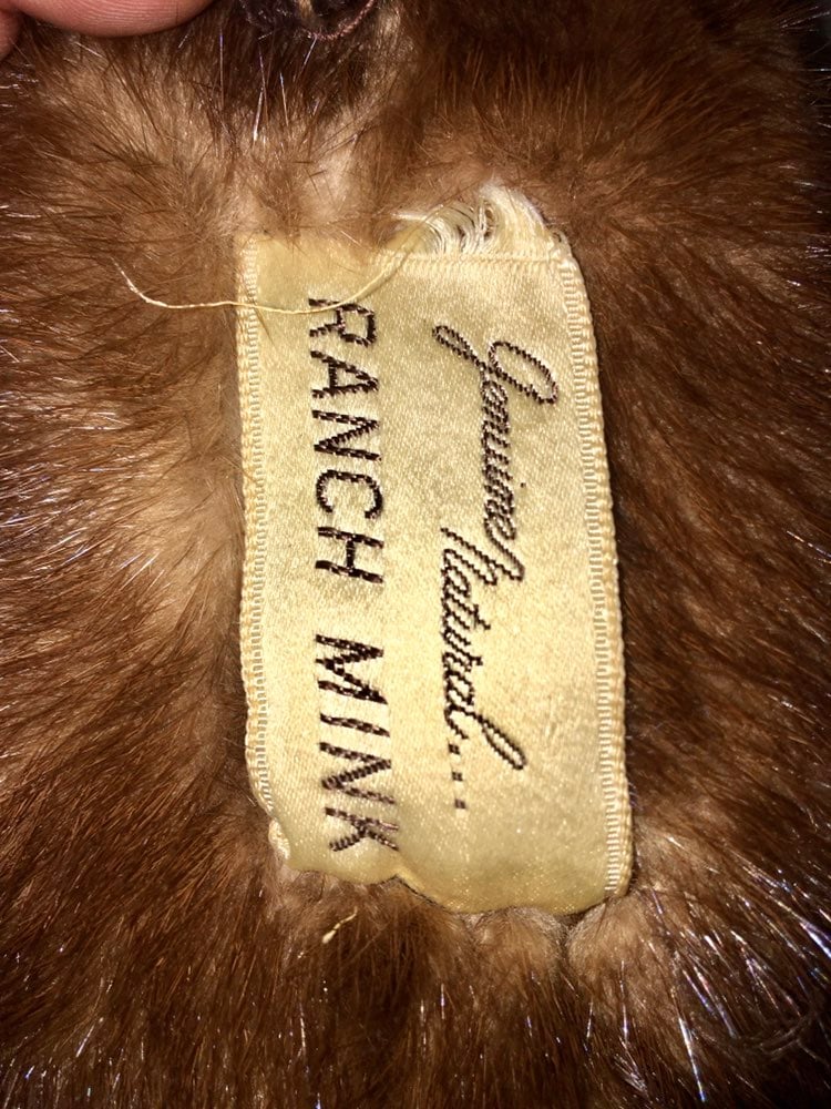 Vintage Ranch Mink Scarf/Stole