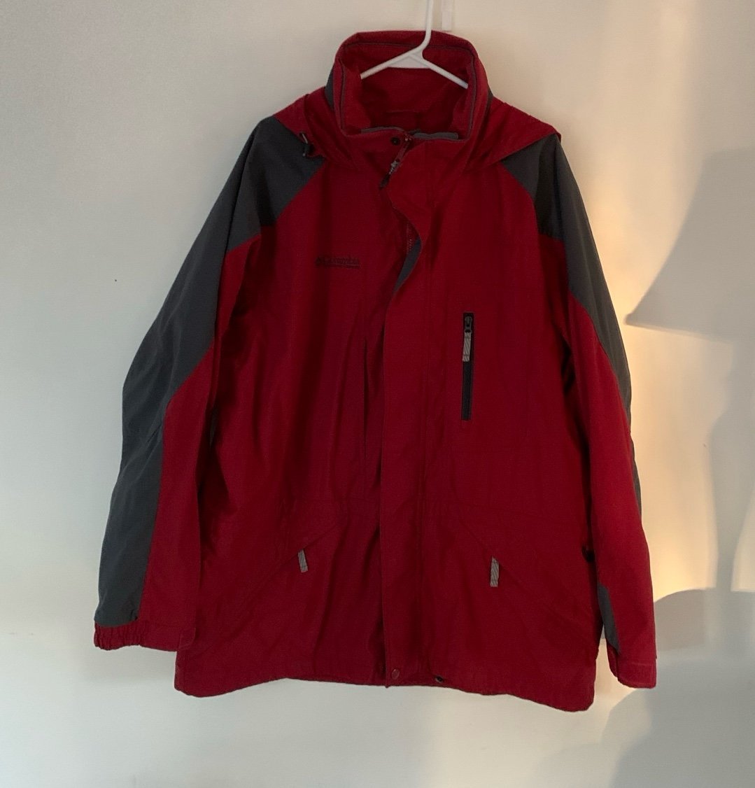 Columbia Core XL Omni-Tech Water Resistant Windproof Outer Jacket w/Hood New