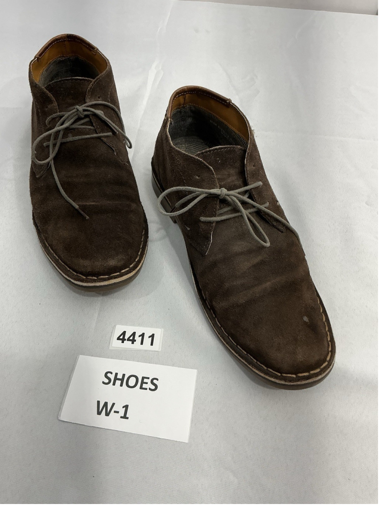 men s kenneth cole reaction chukka Shoes 9 Brown Lace Up