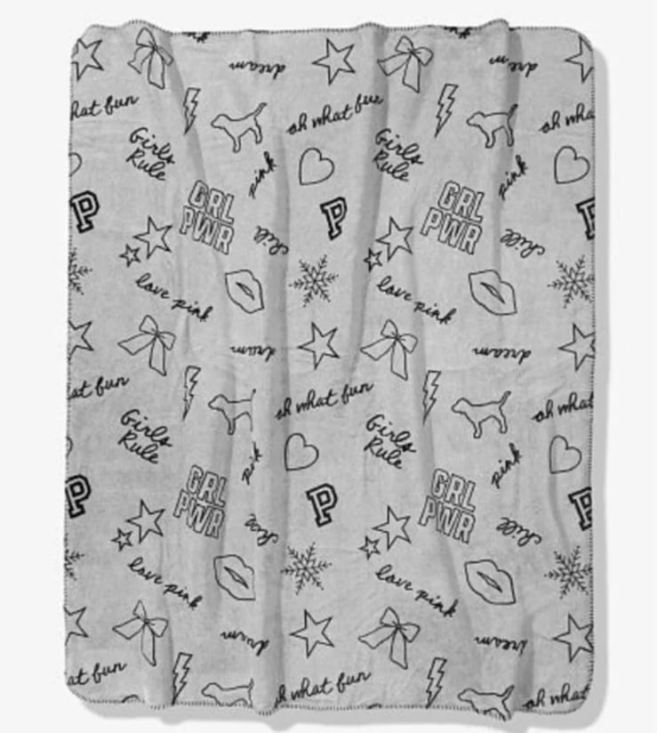Vs PINK Sherpa Blanket
