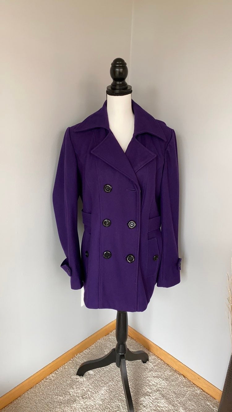 Purple Pea Coat