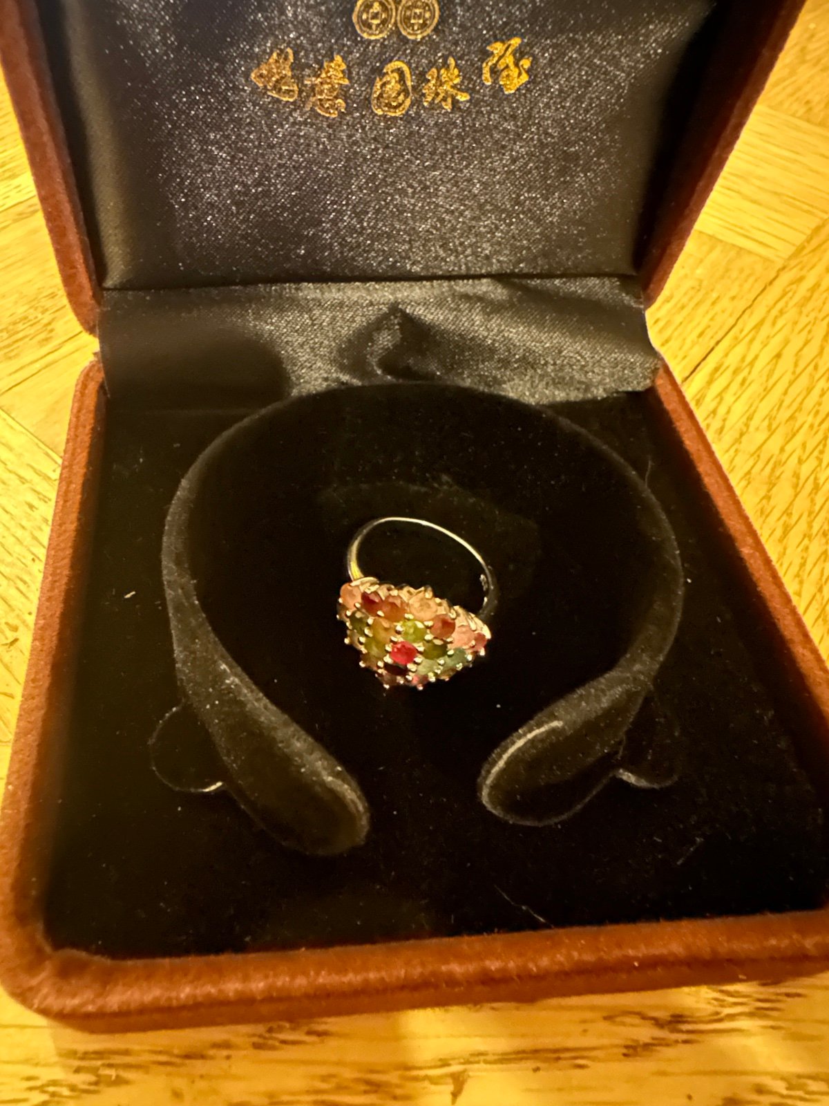 Handmade Ring, jade. Size 7