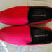 RED VELVET ITALIAN SHOES