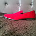 RED VELVET ITALIAN SHOES