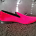 RED VELVET ITALIAN SHOES