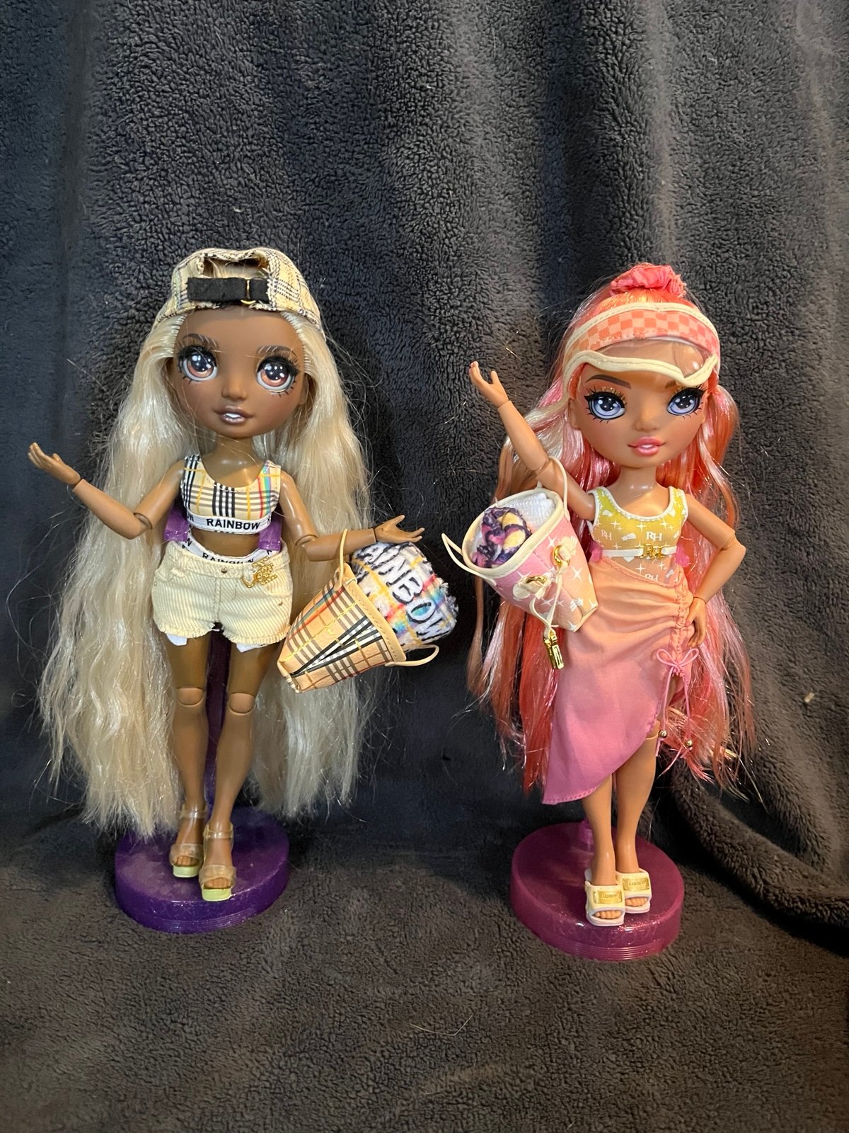 3 Rainbow high pacific coast dolls