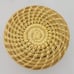 Vintage Papago Native American Handwoven Lidded Handled Basket 5 x 5.5