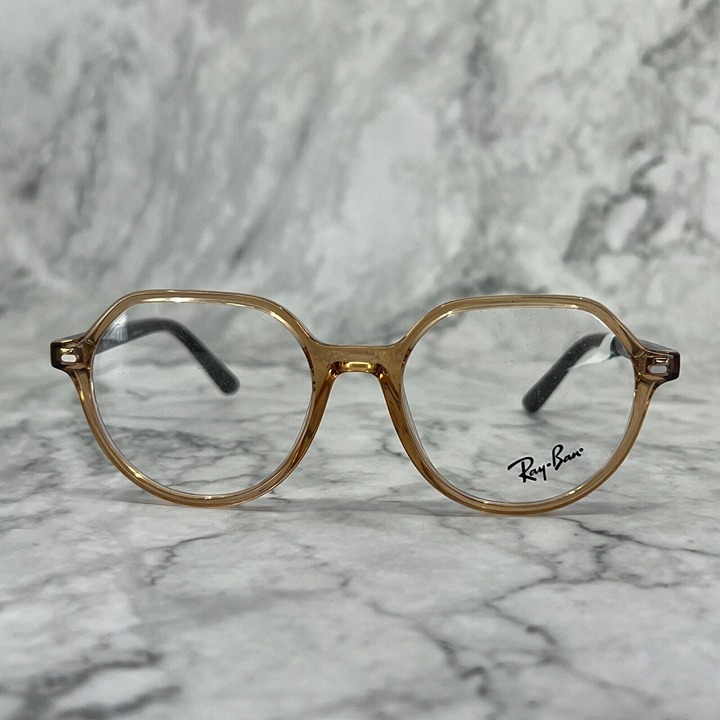 Ray-Ban Eyeglasses Frames RB9095V 3899 Brown Clear Round 47-16-130