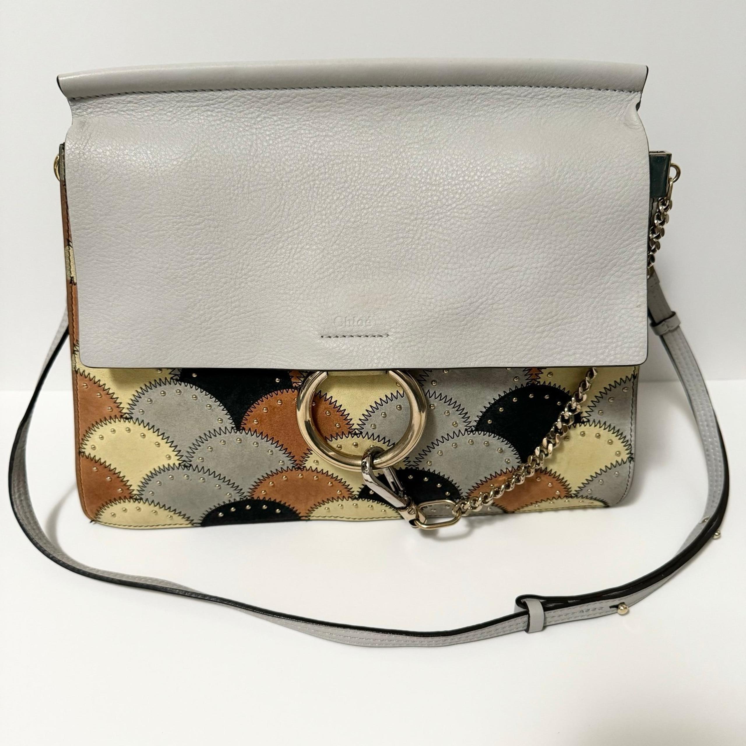 Chloe Faye Patchwork Shouder Bag