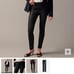 J.CREW leather navy leggins size 6 M