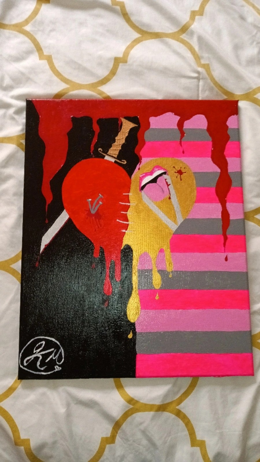 Acrylic painting