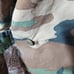 Blinged out distressed military shirt