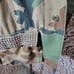 Blinged out distressed military shirt