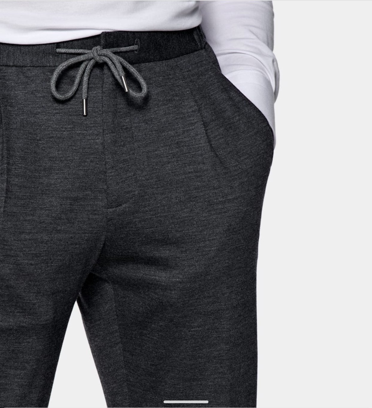 Suitsupply Drawstring Pleated Dress pant 32