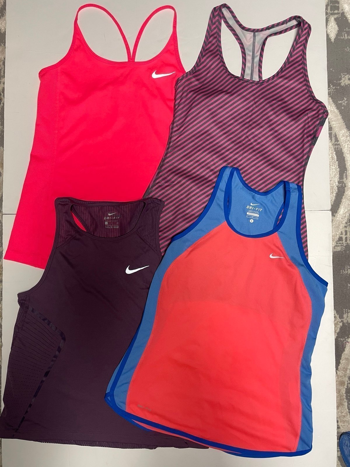 Nike Dri Fit Racerback Tank Top Bundle Variety Womens Small