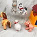 Tolo Toys Barnyard Animals & Stable 9 Piece Lot