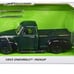 1953 Chevrolet 3100 Pickup Truck Green with Extra Wheels Just Trucks Series