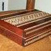 Vintage Soviet Era Ukrainian Wooden Carved Hinged Box Ivano Frankivsk Dolyna