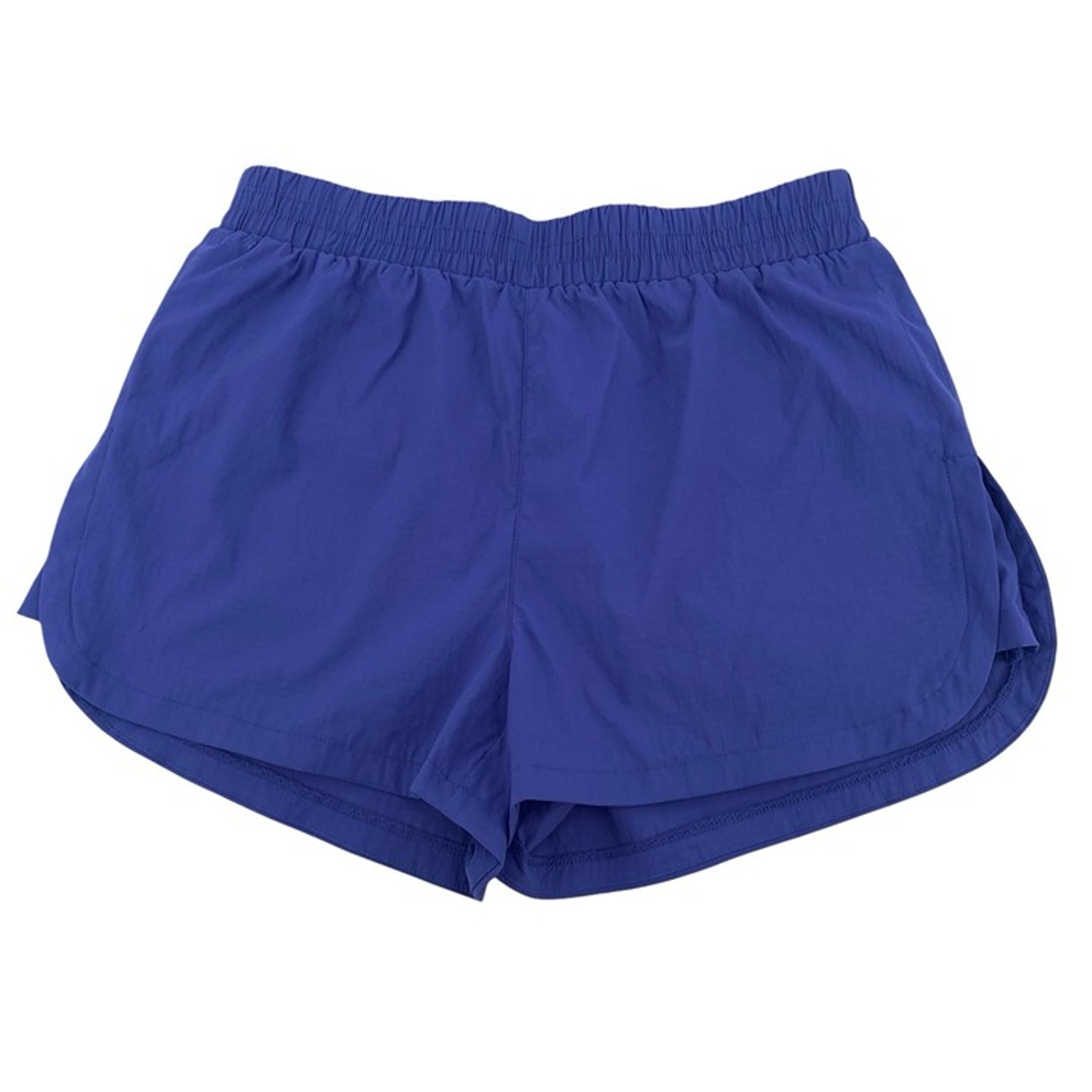 Mono B Size Large Blue Pull On Shorts Athletic Athleisure Nylon NWT