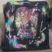 Dandadan Custom Painted Denim Jacket Momo Okarun Anime Large OOAK read des.