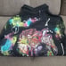 Dandadan Custom Painted Denim Jacket Momo Okarun Anime Large OOAK read des.