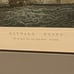 Vintage outward bound engraved art print S Walters custom framed double matted