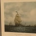 Vintage outward bound engraved art print S Walters custom framed double matted