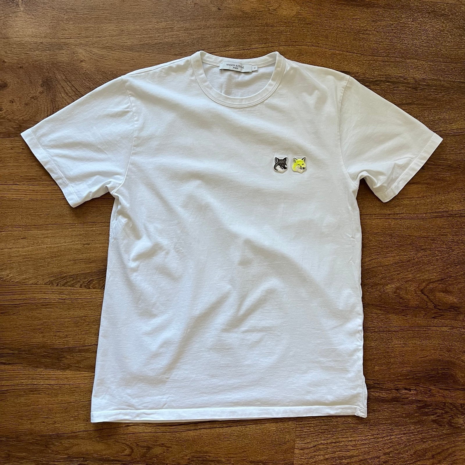 Mason Kitsune double fox head patch classic tee