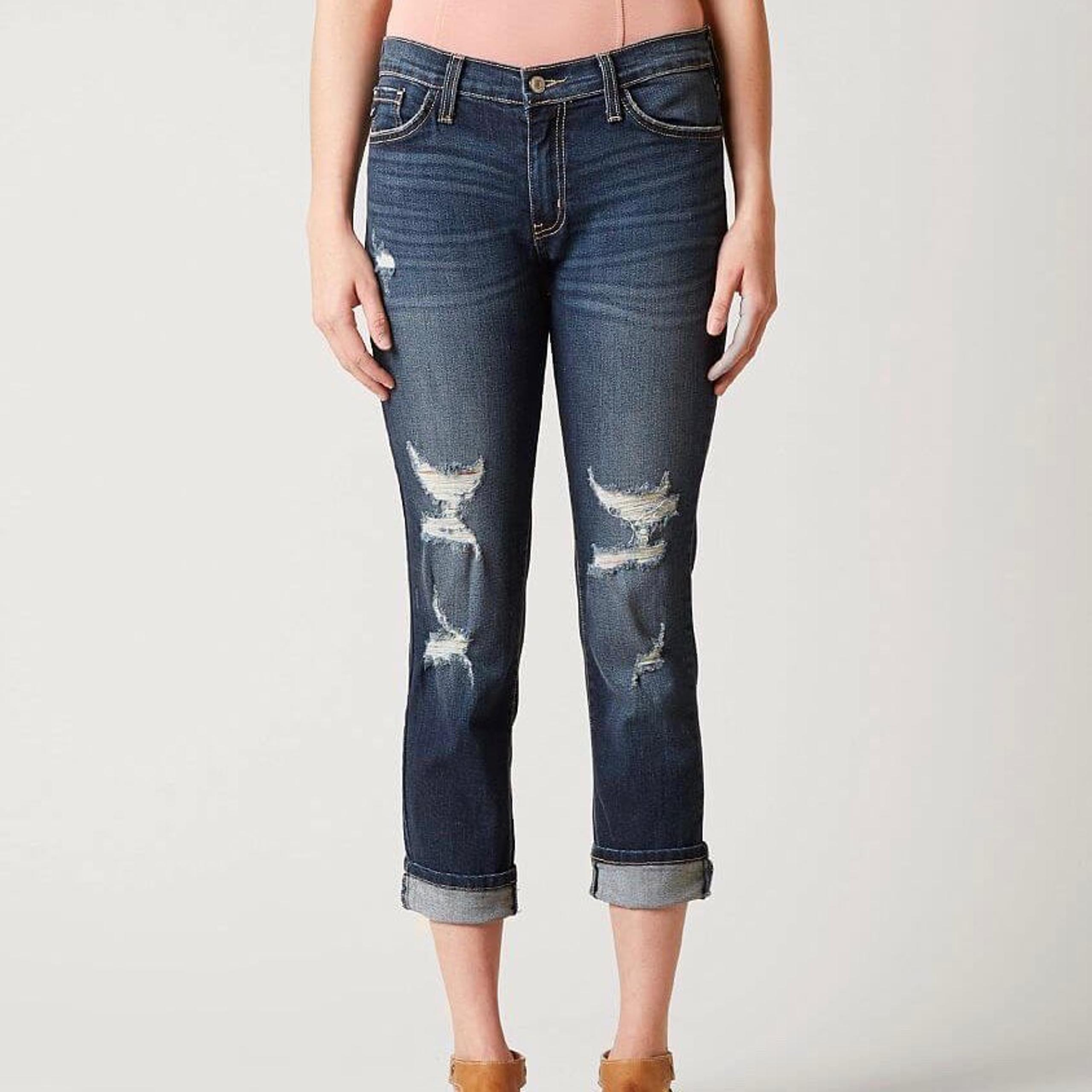 KanCan Mid-Rise Skinny Stretch Crop Jean