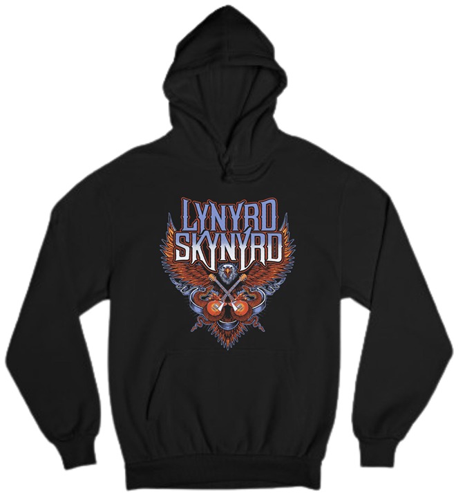 Gildan's Iconic Lynyrd Skynyrd Logo Hoodie - Shop Our
