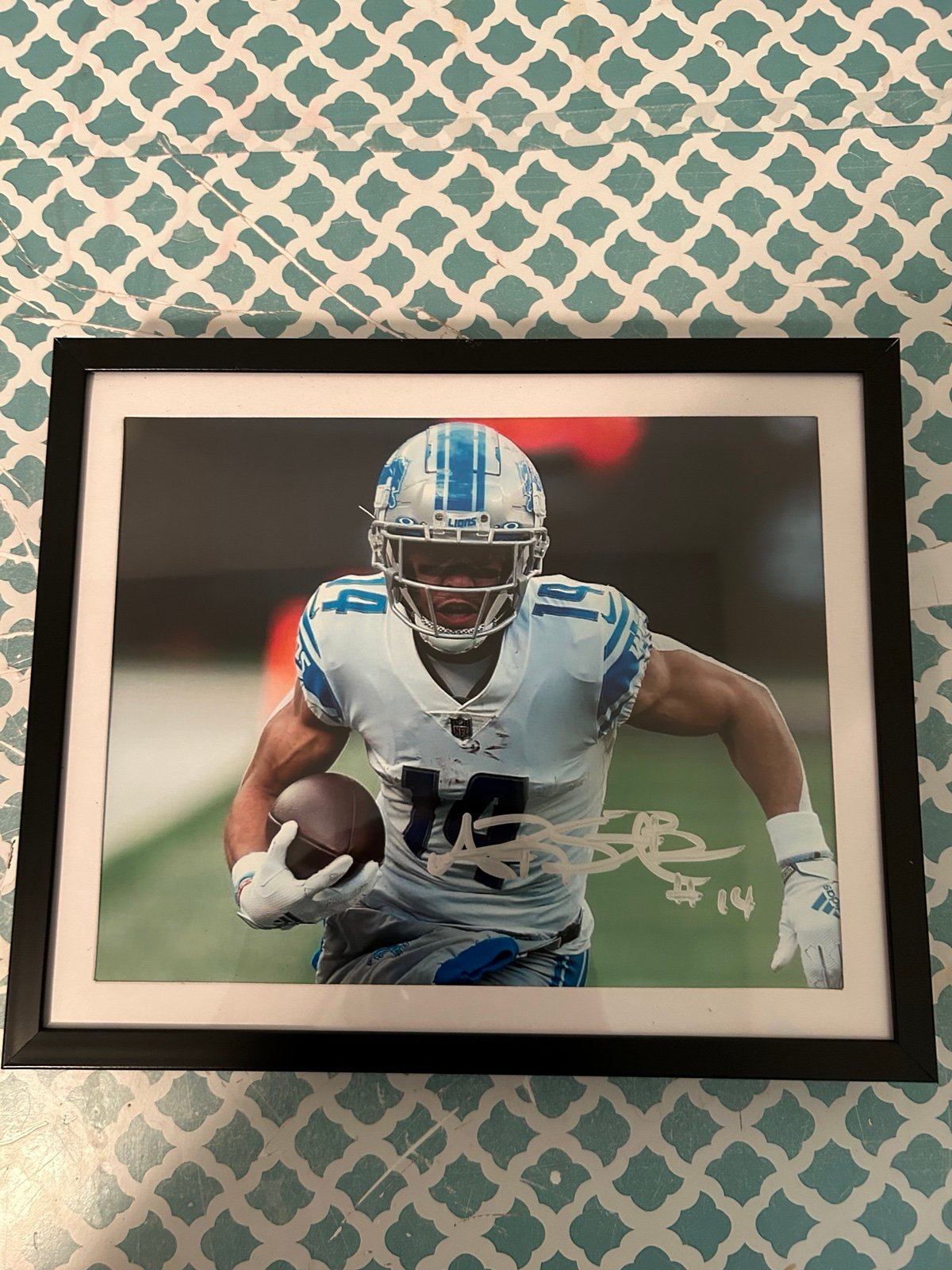 Amon Ra St Brown Autographed 8x10