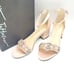 Betsey Johnson Mel heels - champagne - BNIB