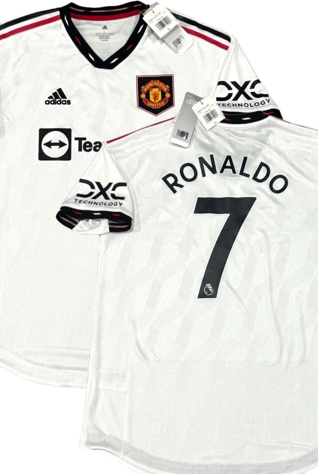Adidas Manchester United Authentic Away Jersey Ronaldo Large 2022/23