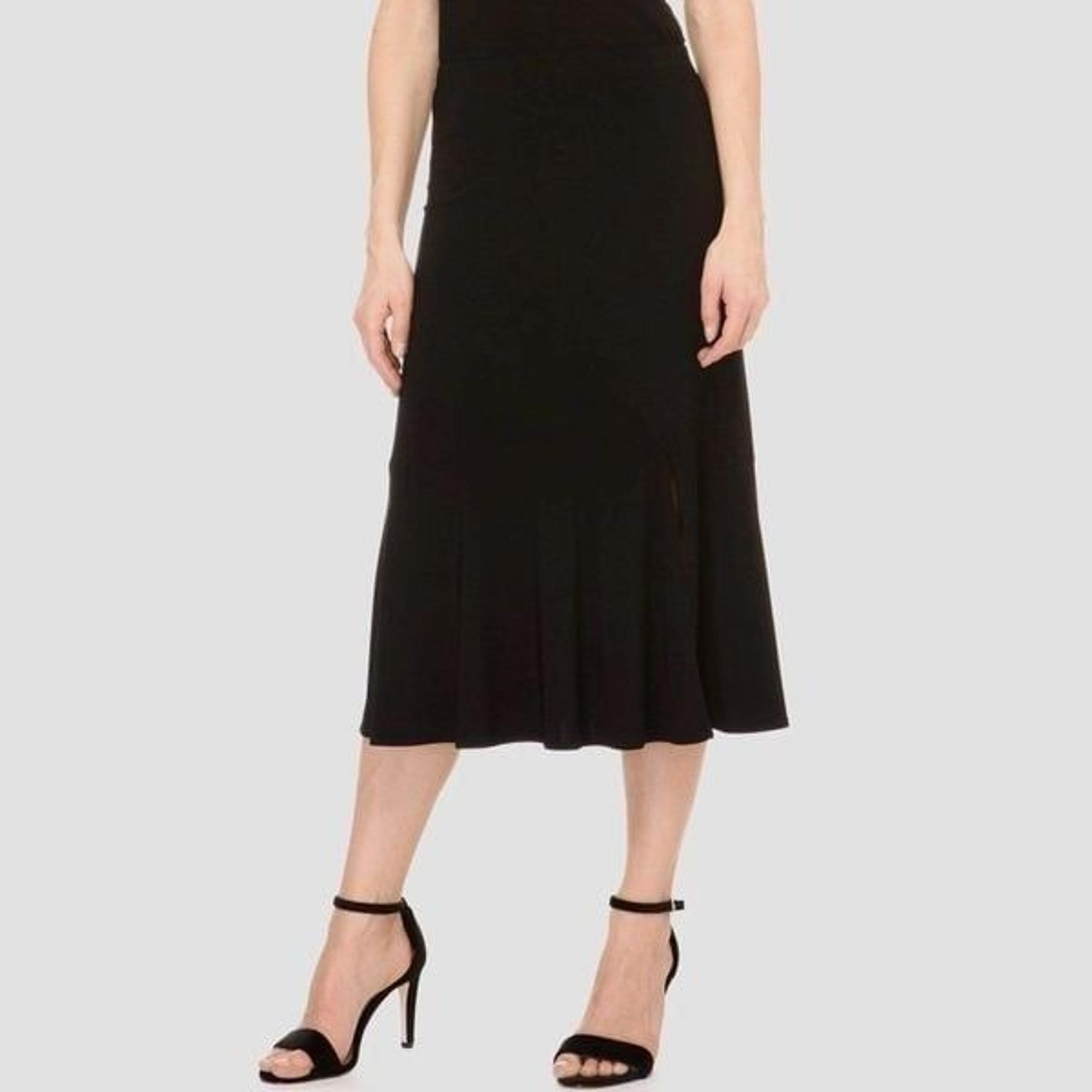 JOSEPH RIBKOFF BLACK MIDI SKIRT size 10 womens