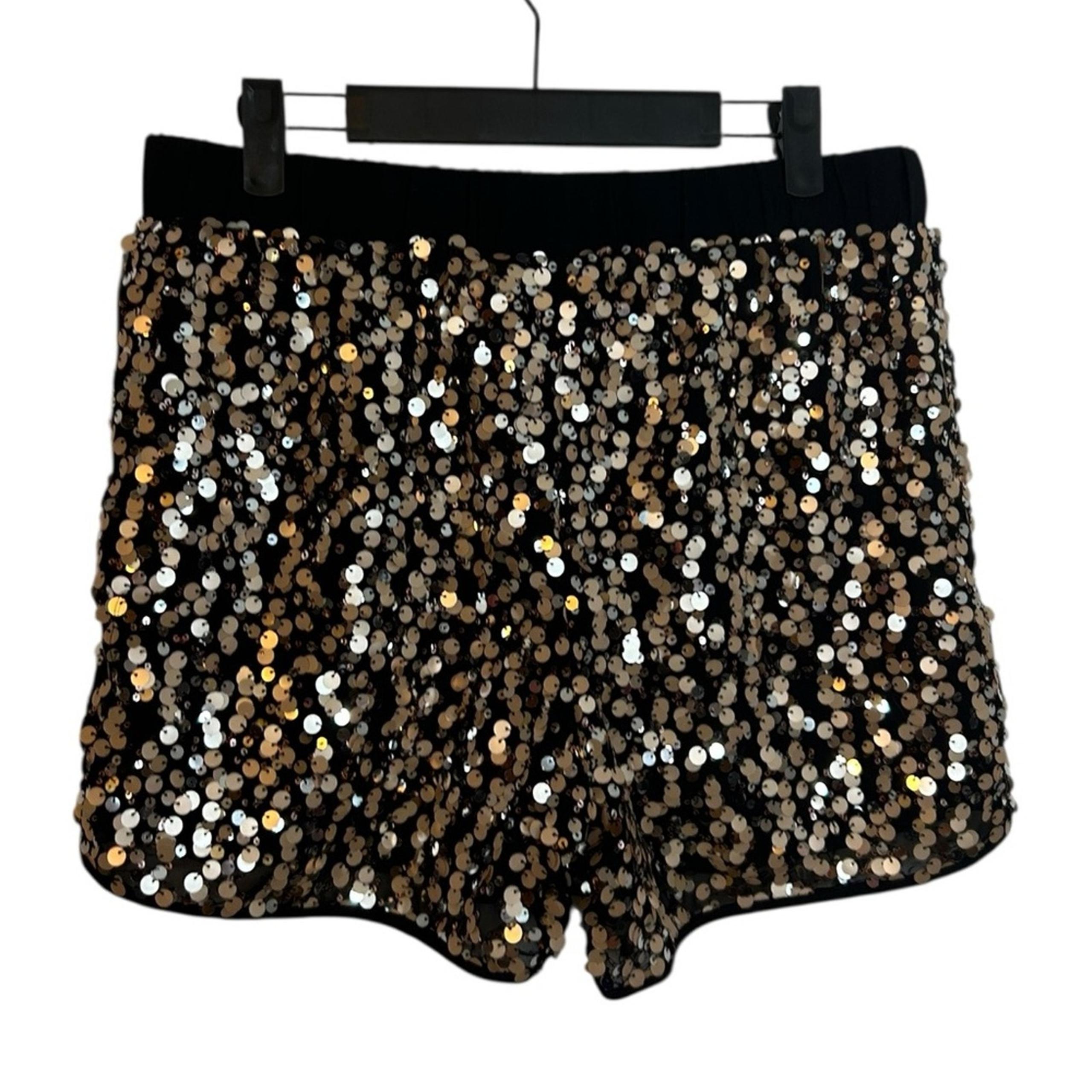 Jennifer Lopez Pull On Sequined Shorts