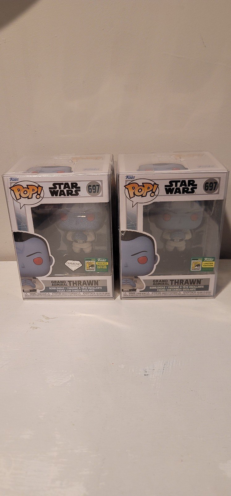 Grand Admiral Thrawn SDCC 2024 Funko Diamond Collection + Common SDCC bundle