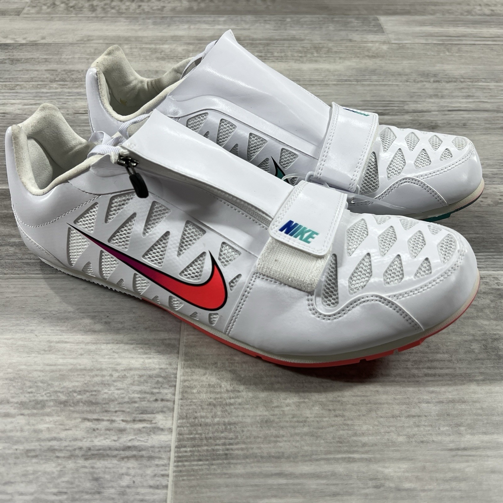 BRAND NEW Nike Zoom LJ Long Jump Men's Track & Field White/Hyper Jade 415339-101