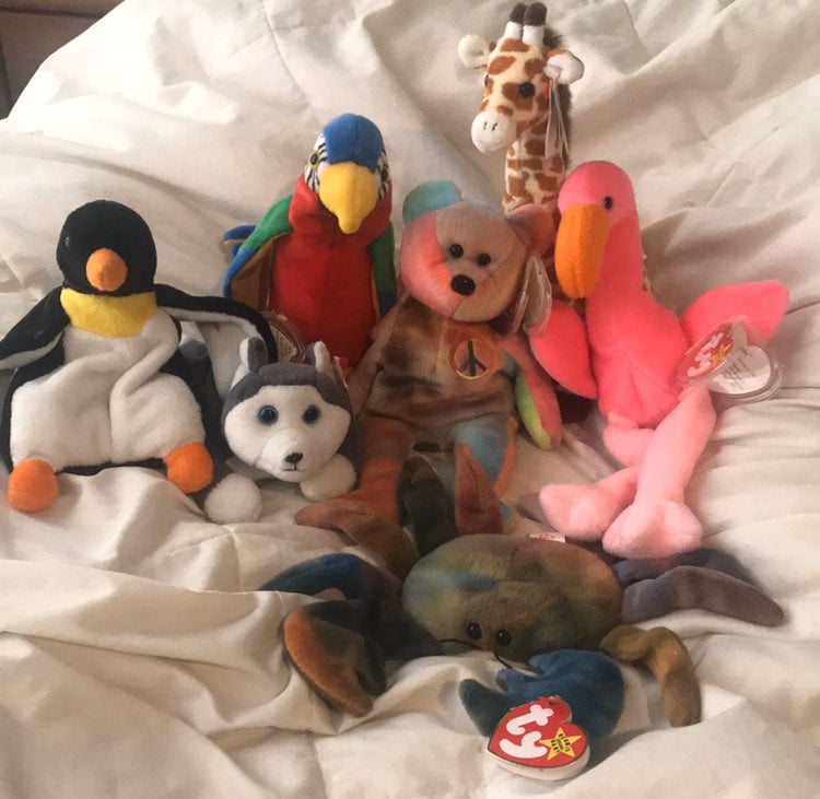 7 TY Beanie Babies