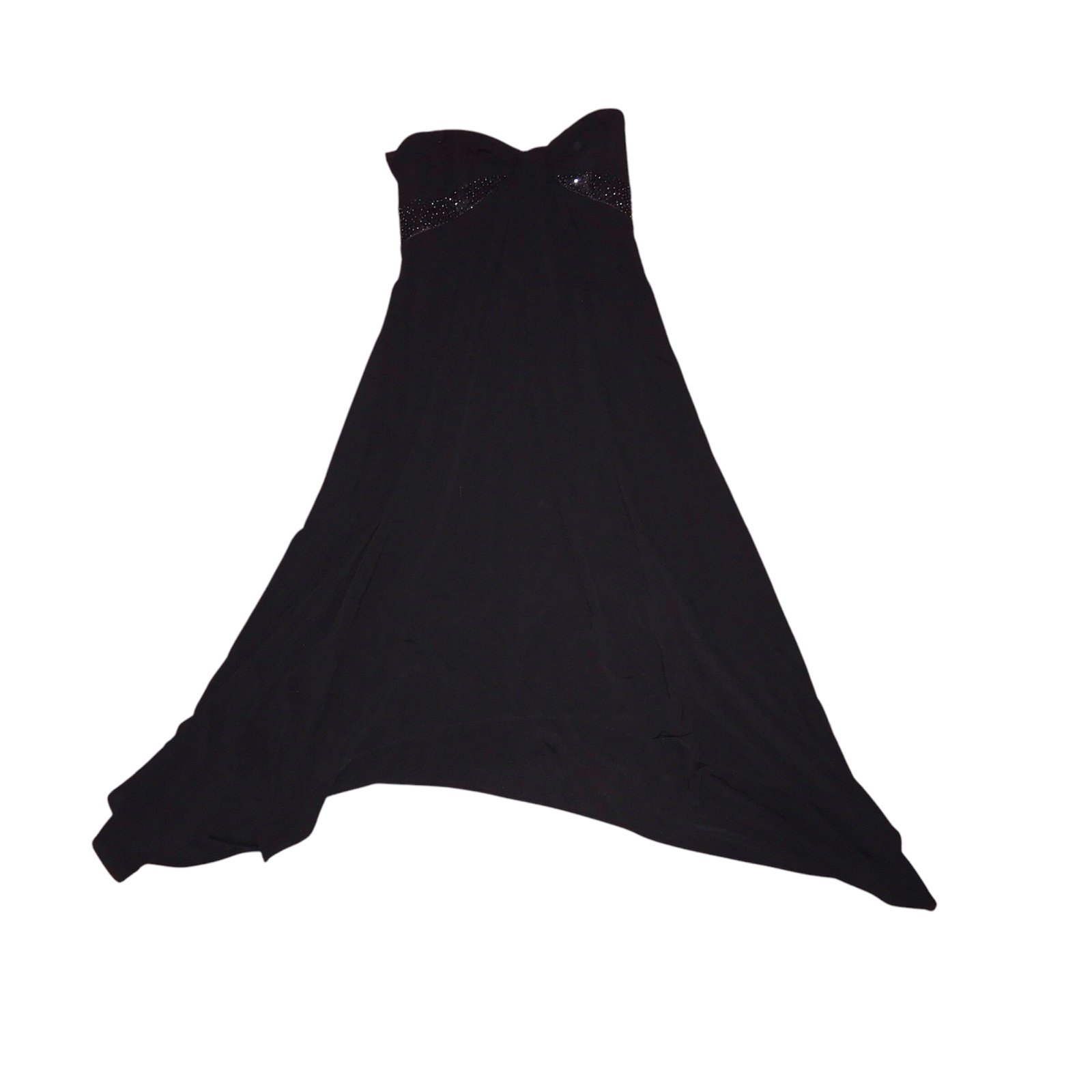 Laundry by Shelli Segal Strapless Black Embellished Special Occasion Dress