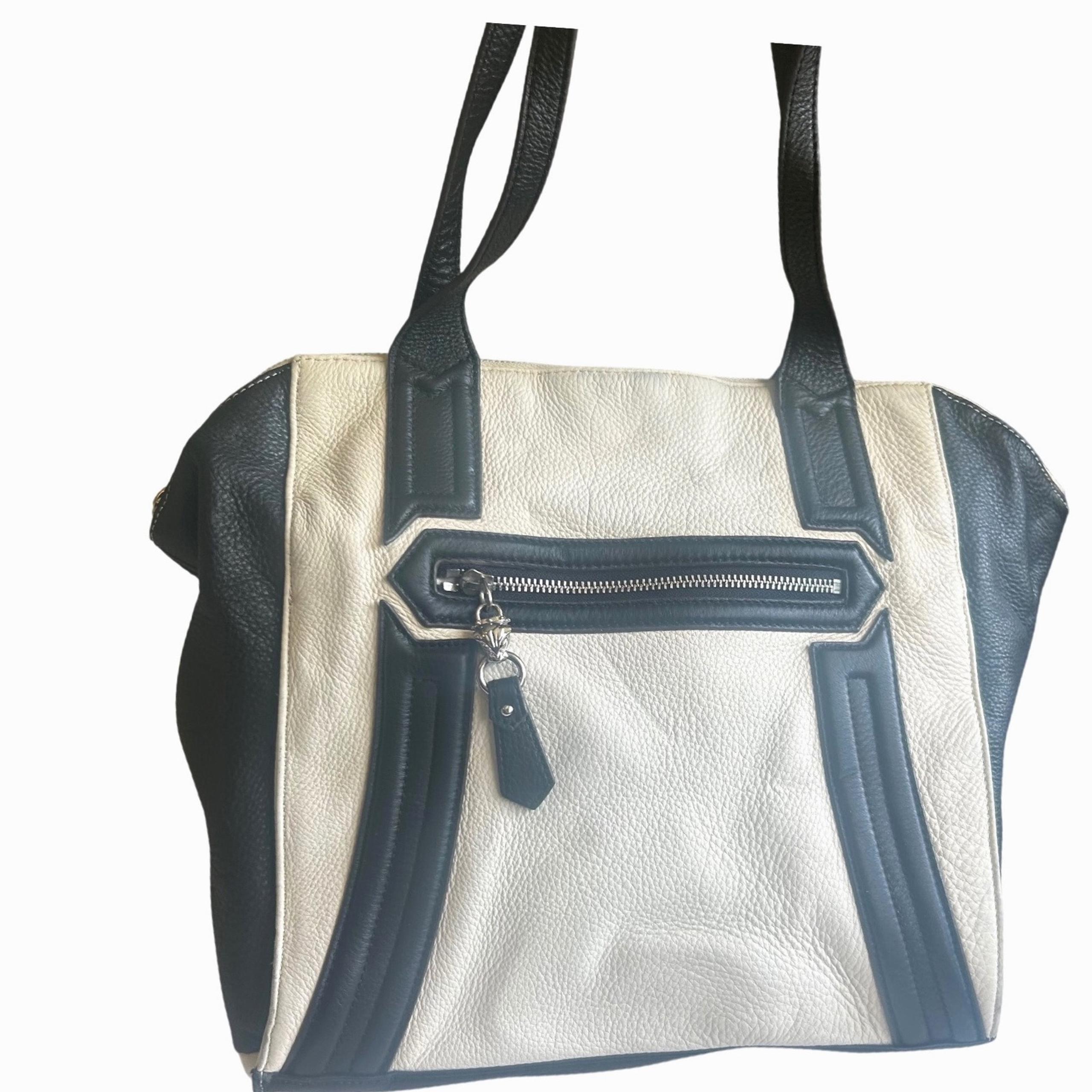 Aimee Kestenberg Leather Tote Bag Designer Style Satchel Shoulder Bag Purse