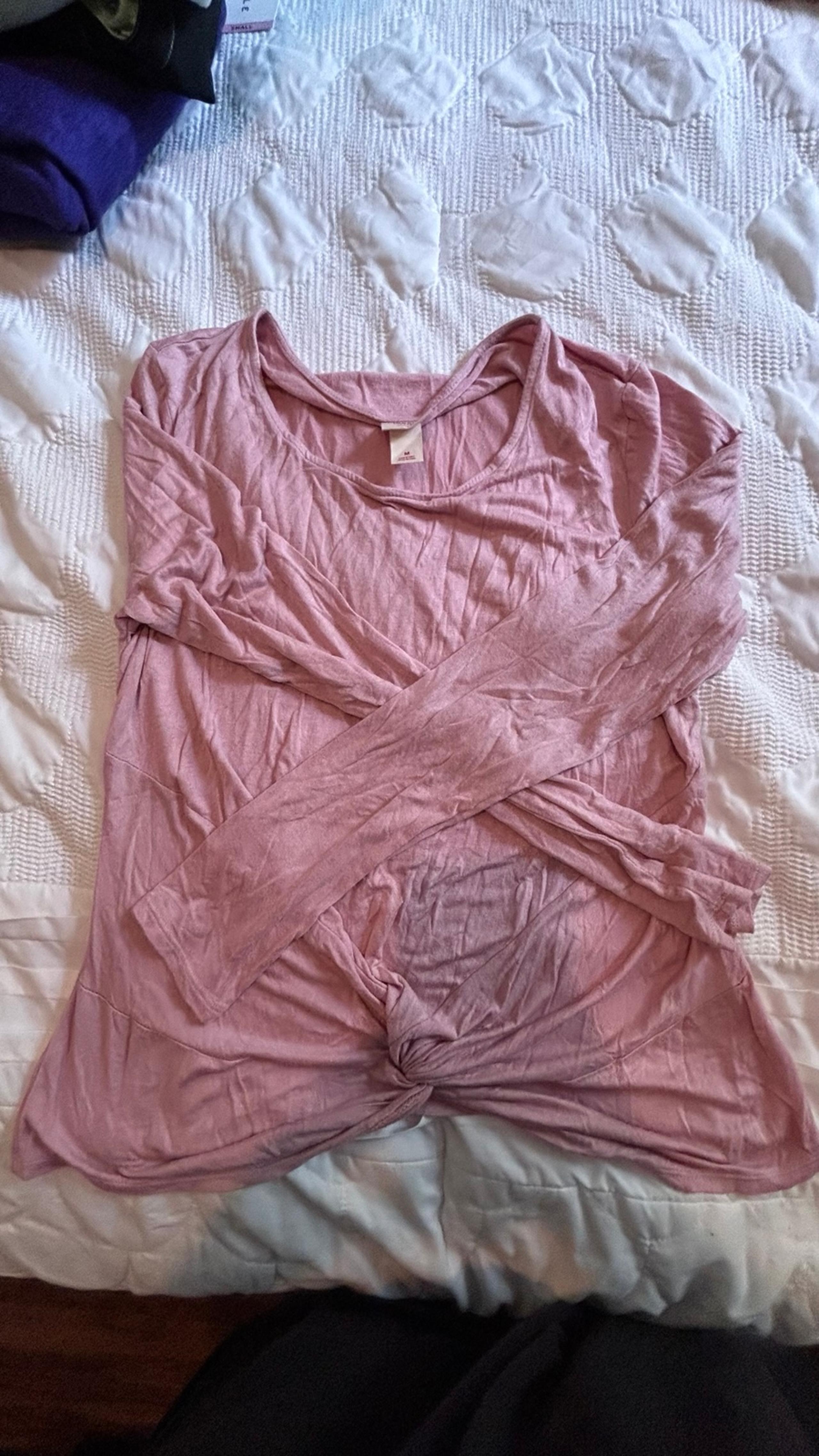 Mossimo Pink Long Sleeve Shirt