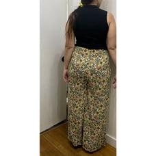 Copied - Floral Paint Romantic Fairy Woman’s Pants Made In Turkey Size 14/16