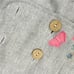 Nwt cotton kids wool / cotton blend button long sleeve embroidered jacket / coat