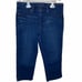 SPANX Slim-X Casual Dark rinse Capri Jeans sz 27