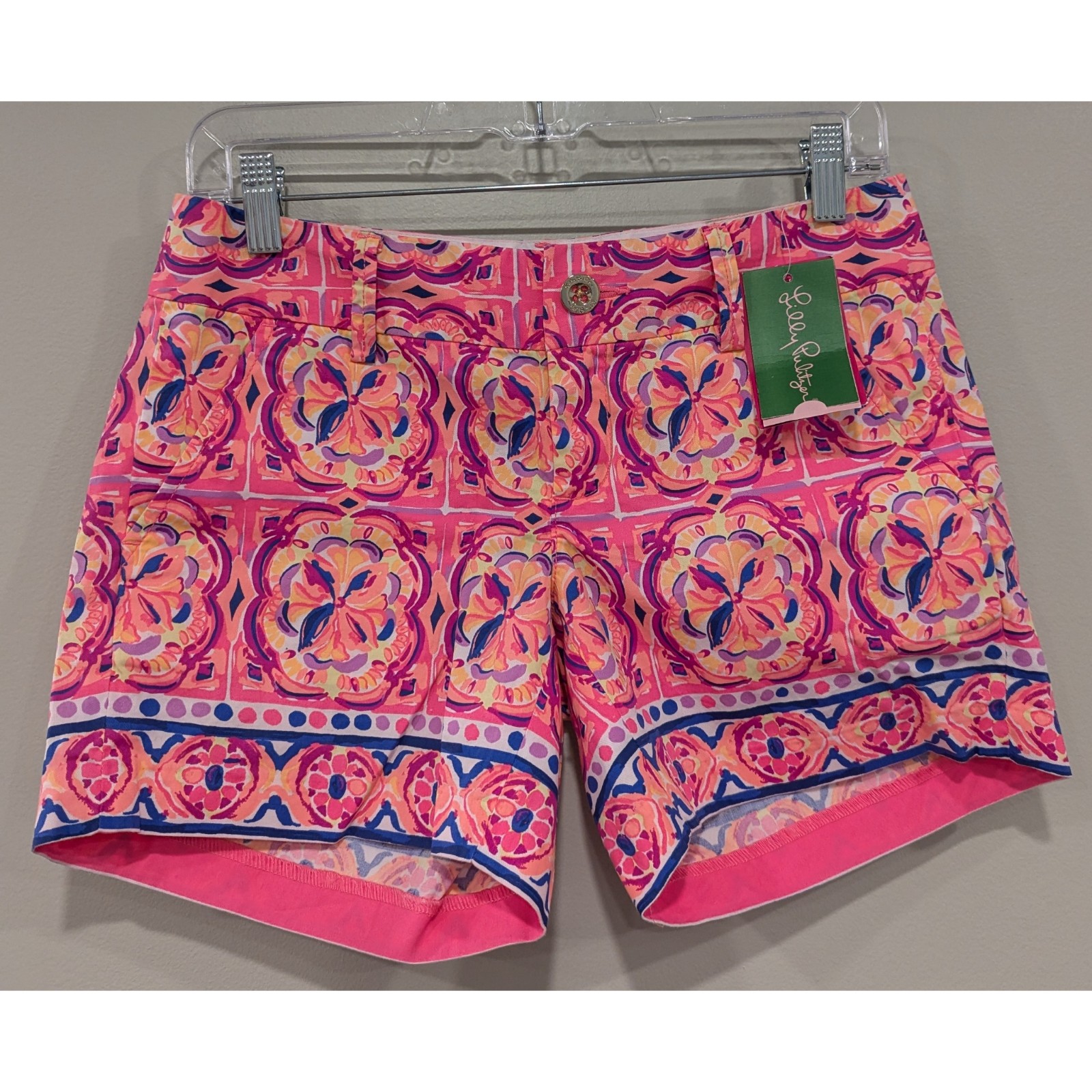 Lilly Pulitzer Callahan Shorts in Pink Fusion Rock House Engineered Size 00