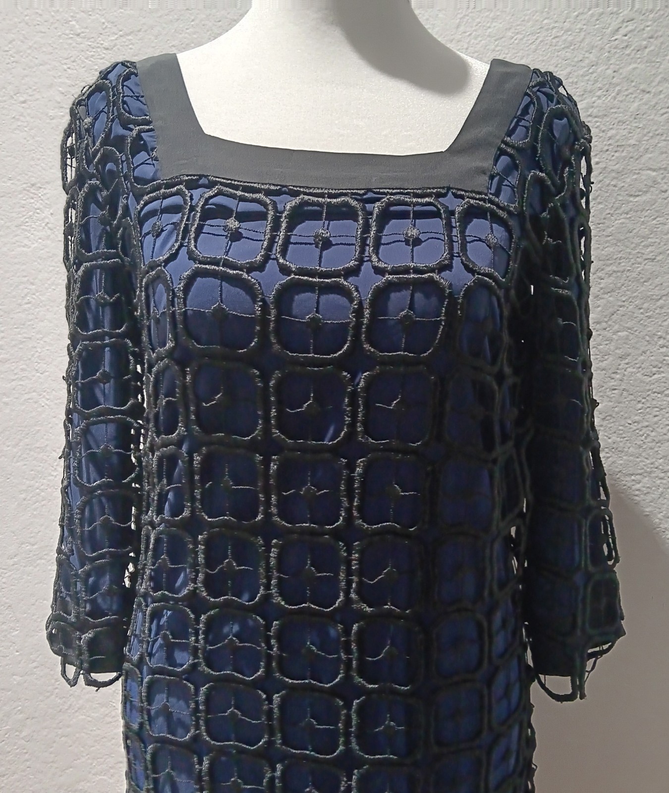 TORY BURCH Lace Pattern Mini Dress