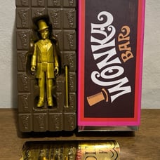 SUPER7 REACTION SDCC WONKA BAR WILLY WONKA GOLDEN TICKET CHASE LE 200 MADE