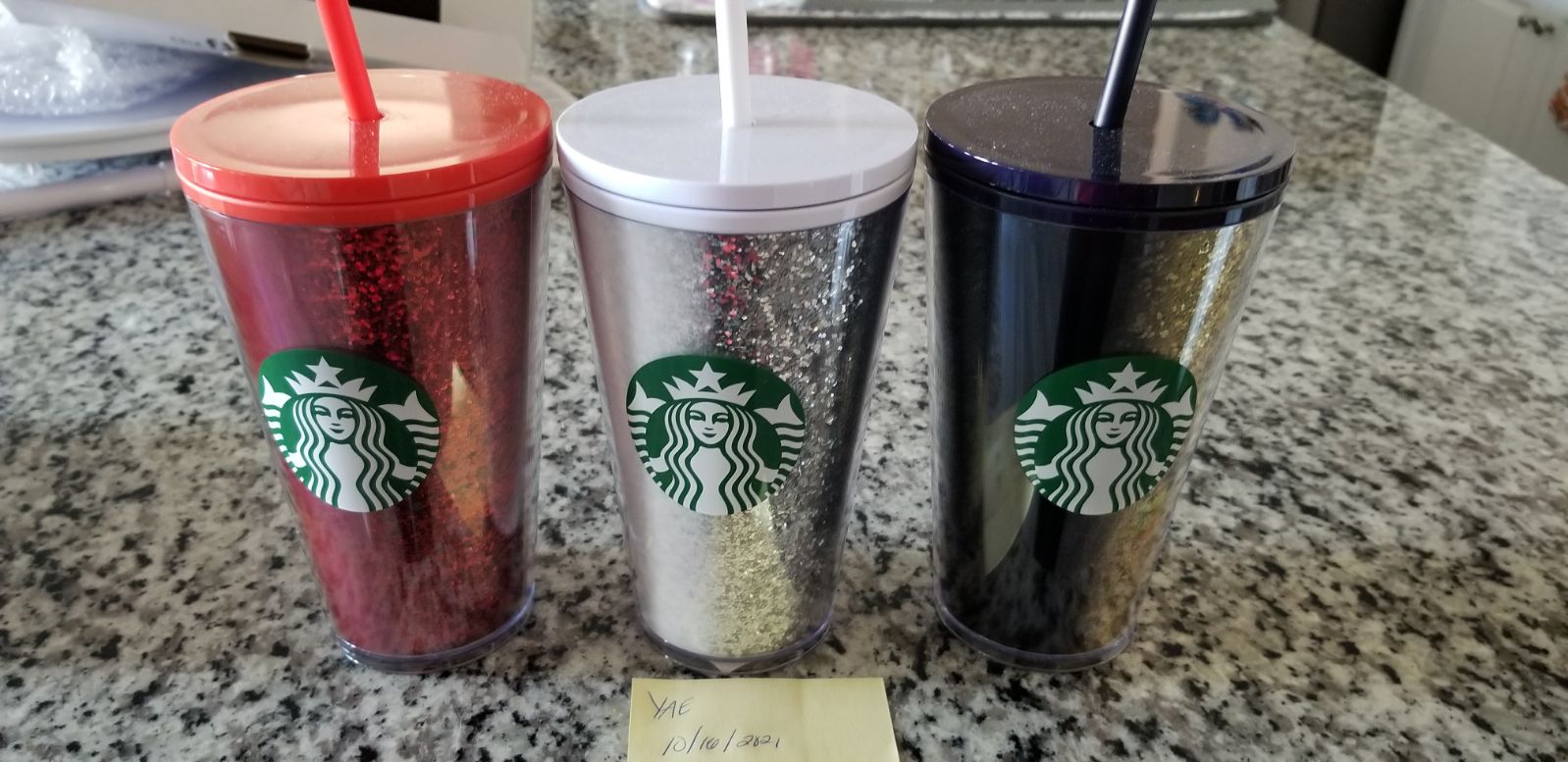 Starbucks Christmas Trio cups